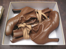 Load image into Gallery viewer, Vivienne Westwood Gold Label Bag Boots Brown Leather