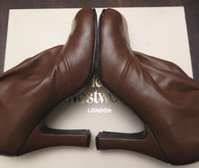Load image into Gallery viewer, Vivienne Westwood Gold Label Bag Boots Brown Leather
