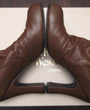 Load image into Gallery viewer, Vivienne Westwood Gold Label Bag Boots Brown Leather