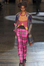 Load image into Gallery viewer, Vivienne Westwood Red Label AW 2010 Pink Tartan Wide Collar Jacket and Pockets Mini Skirt Suit