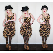 Load image into Gallery viewer, Vivienne Westwood Anglomania Monroe Twist Dress in Leopard
