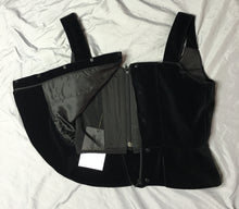 Load image into Gallery viewer, Vivienne Westwood Faux Fur Velvet 3-Piece Coat Corset Shorts Set Suit