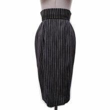 Load image into Gallery viewer, Vivienne Westwood Bergdorf Goodman Gold Label High Waisted Pinstripe Pencil Skirt