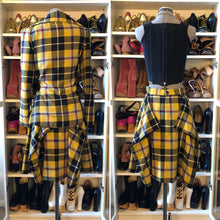 Load image into Gallery viewer, Vivienne Westwood Anglomania AW 2010 Yellow Tartan Skirt Suit