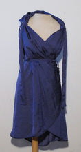 Load image into Gallery viewer, Vivienne Westwood Anglomania Gainsborough Purple Satin Wrap Dress