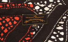 Load image into Gallery viewer, Vivienne Westwood Anglomania Monday Dress Black and Red Squiggle Print Cotton