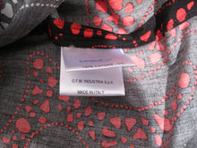 Load image into Gallery viewer, Vivienne Westwood Anglomania Monday Dress Black and Red Squiggle Print Cotton