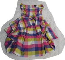 Load image into Gallery viewer, Vivienne Westwood Anglomania Bale Sunday Dress Yellow Pink Multi-Color Taffeta