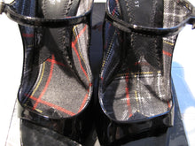Load image into Gallery viewer, Vivienne Westwood for Nine West 2006 Coquette Black Patent Sandal Heels