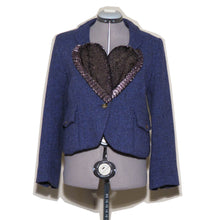 Load image into Gallery viewer, Vivienne Westwood Vintage 1987 Harris Tweed Blue Love Suit