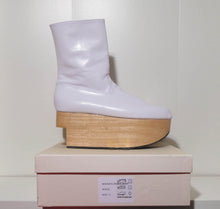 Load image into Gallery viewer, Vivienne Westwood Gold Label Rocking Horse Shoes Boots White Kid Leather