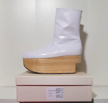 Load image into Gallery viewer, Vivienne Westwood Gold Label Rocking Horse Shoes Boots White Kid Leather