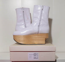 Load image into Gallery viewer, Vivienne Westwood Gold Label Rocking Horse Shoes Boots White Kid Leather