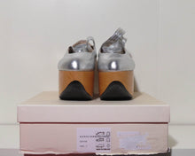 Load image into Gallery viewer, Vivienne Westwood Gold Label Rocking Horse Shoes Ballerinas Silver Metallic