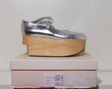 Load image into Gallery viewer, Vivienne Westwood Gold Label Rocking Horse Shoes Ballerinas Silver Metallic