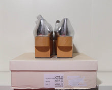 Load image into Gallery viewer, Vivienne Westwood Gold Label Rocking Horse Shoes Ballerinas Silver Metallic