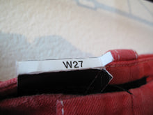 Load image into Gallery viewer, Vivienne Westwood Anglomania Lee Red Denim Bondage Shorts