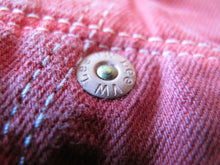 Load image into Gallery viewer, Vivienne Westwood Anglomania Lee Red Denim Bondage Shorts