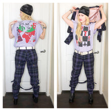 Load image into Gallery viewer, Vivienne Westwood Vintage MacPoiret Purple Tartan Bondage Pants