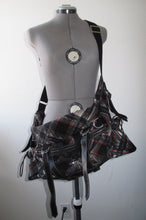 Load image into Gallery viewer, Vivienne Westwood Accessories Label Graffiti Tartan Large Side-Sling Duffle Bag Purse
