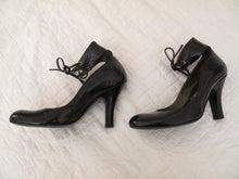 Load image into Gallery viewer, Vivienne Westwood Accessories Label Black Patent Ankle Strap Pumps Heels Shoes