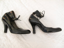 Load image into Gallery viewer, Vivienne Westwood Accessories Label Black Patent Ankle Strap Pumps Heels Shoes