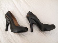 Load image into Gallery viewer, Vivienne Westwood Accessories Label Powerstation Black Leather Courts Heels