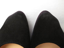 Load image into Gallery viewer, Vivienne Westwood Accessories Label Stilleto Black Suede Strappy Pumps
