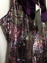 Load image into Gallery viewer, Vivienne Westwood Red Label Purple Sequin High Collar Sleeveless Dress