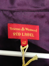 Load image into Gallery viewer, Vivienne Westwood Red Label Purple Sequin High Collar Sleeveless Dress