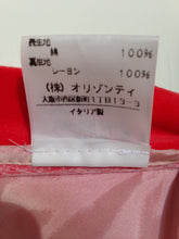 Load image into Gallery viewer, Vivienne Westwood Gold Label Red Orange Velvet Knee Length Asymmetrical Side Slit Skirt