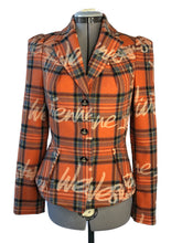 Load image into Gallery viewer, Vivienne Westwood Red Label 2006 Signature Tartan Orange Jacket