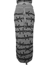 Load image into Gallery viewer, Vivienne Westwood Anglomania AW 2013 Cashmere Blend Wool Knit Barbed Wire Tube Skirt