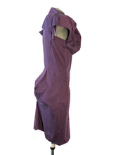 Load image into Gallery viewer, Vivienne Westwood Worlds End Shirtwaister Button-up Dress Red Navy Pinstripe