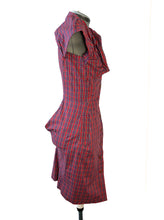 Load image into Gallery viewer, Vivienne Westwood Worlds End Shirtwaister Button-up Dress Red Micro Tartan