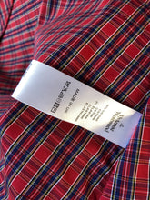 Load image into Gallery viewer, Vivienne Westwood Worlds End Shirtwaister Button-up Dress Red Micro Tartan