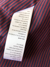 Load image into Gallery viewer, Vivienne Westwood Worlds End Shirtwaister Button-up Dress Red Navy Pinstripe