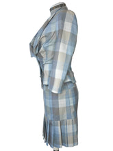 Load image into Gallery viewer, Vivienne Westwood Red Label SS 2013 Giant Check Alcoholic Jacket and Pleated Skirt Suit