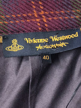 Load image into Gallery viewer, Vivienne Westwood Anglomania Red Green Tartan Folded Skirt