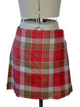 Load image into Gallery viewer, Vivienne Westwood Worlds End Mini Kilt Skirt Robertson Weathered Red Tartan