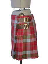 Load image into Gallery viewer, Vivienne Westwood Worlds End Mini Kilt Skirt Robertson Weathered Red Tartan