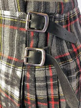 Load image into Gallery viewer, Vivienne Westwood for Nine West 2006 Signature Tartan Dark Grey Wool Mini Kilt