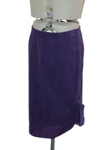 Load image into Gallery viewer, Vivienne Westwood Anglomania Purple Corduroy Pencil Skirt