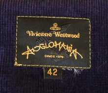 Load image into Gallery viewer, Vivienne Westwood Anglomania Purple Corduroy Pencil Skirt