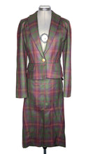 Load image into Gallery viewer, Vivienne Westwood Red Label AW 2008 Red Green Tartan Bustle Skirt Suit
