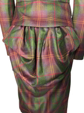 Load image into Gallery viewer, Vivienne Westwood Red Label AW 2008 Red Green Tartan Bustle Skirt Suit