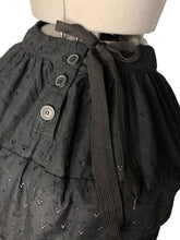 Load image into Gallery viewer, Vivienne Westwood Anglomania Black Eyelet Cotton Mini Crini