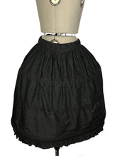 Load image into Gallery viewer, Vivienne Westwood Anglomania Black Eyelet Cotton Mini Crini