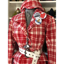 Load image into Gallery viewer, Vivienne Westwood Worlds End 2018 Harris Tweed Alcoholic Suit and Workers Cap Set
