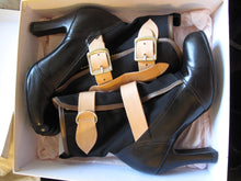 Load image into Gallery viewer, Vivienne Westwood Gold Label Bondage Boots Black Canvas